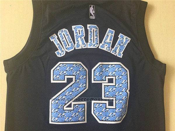 Maglia Diamonds Editon Chicago Bulls Michael Jordan #23 Nero